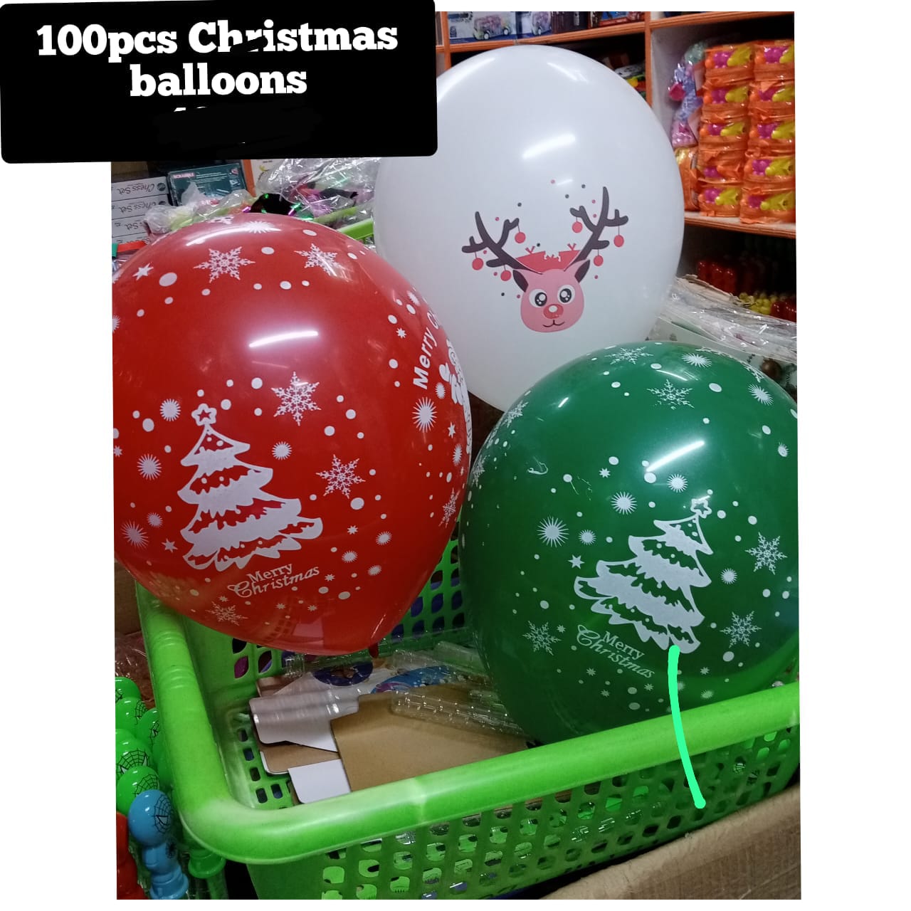 100pcs Christmas Balloons – The Ultimate Festive Decoration Set! 🎄

Make your Christmas parties unforgettable with this mega 100-piece Christmas balloon pack—perfect for transforming any space into