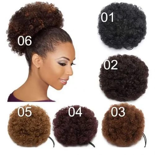 Fashion Afro Hair Bun Extension – Instantly Elevate Your Look!
Transform your hairstyle in seconds with this gorgeous Afro hair bun extension—perfectly crafted to give you a full, natural, voluminous