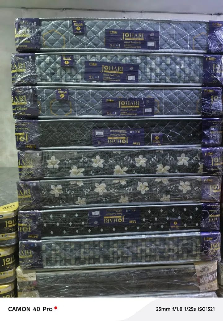 Johari 8-Inch Premium Comfort Mattress – Sleep Like Royalty! ✨

Upgrade your sleep experience with the Johari 8-Inch Mattress — a perfect blend of firm support, plush comfort and long-lasting durabili