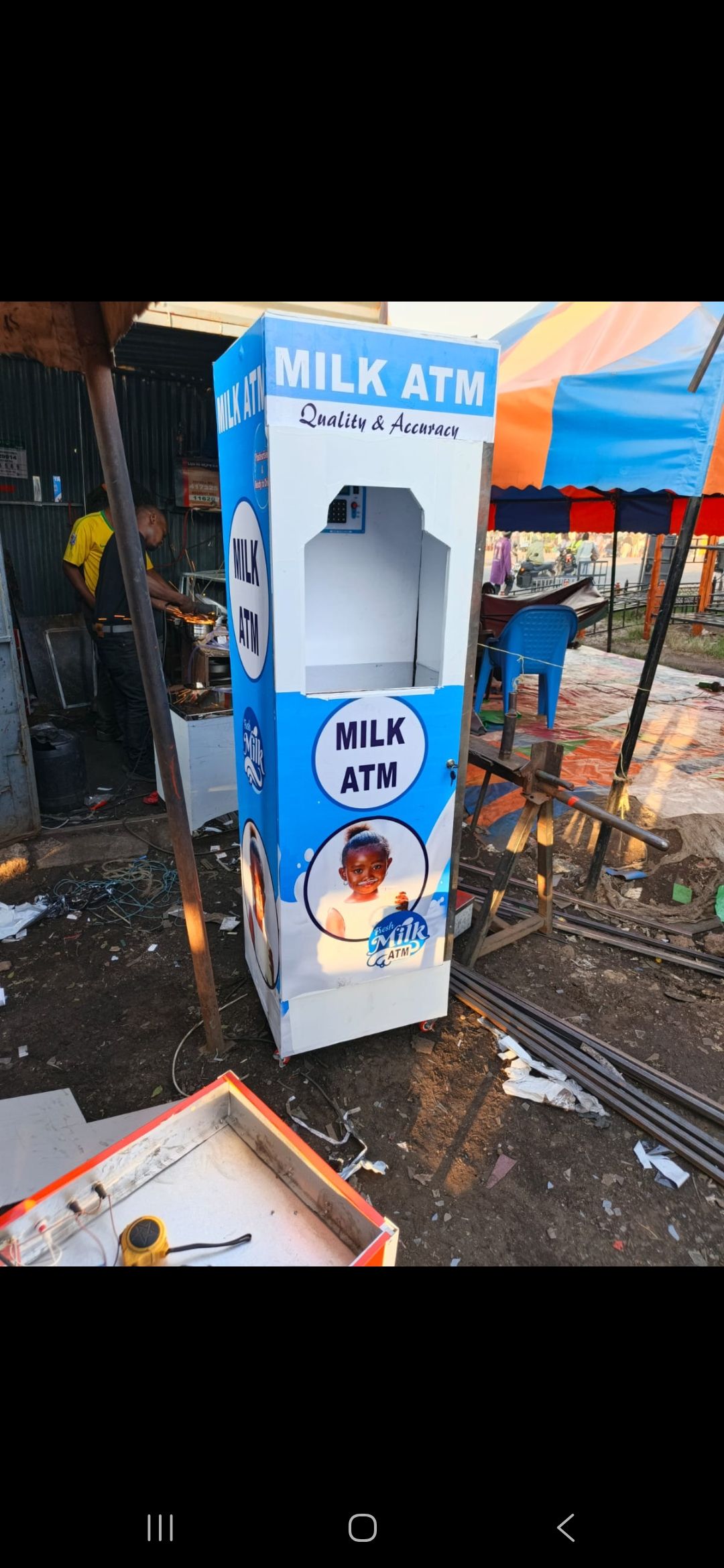 Milk ATM 72Lstainless tank -with cooling/without cooling mechanism