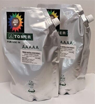 Premium Black Toner Powder Refill – High Yield Laser Printer Toner (Refill Pack)