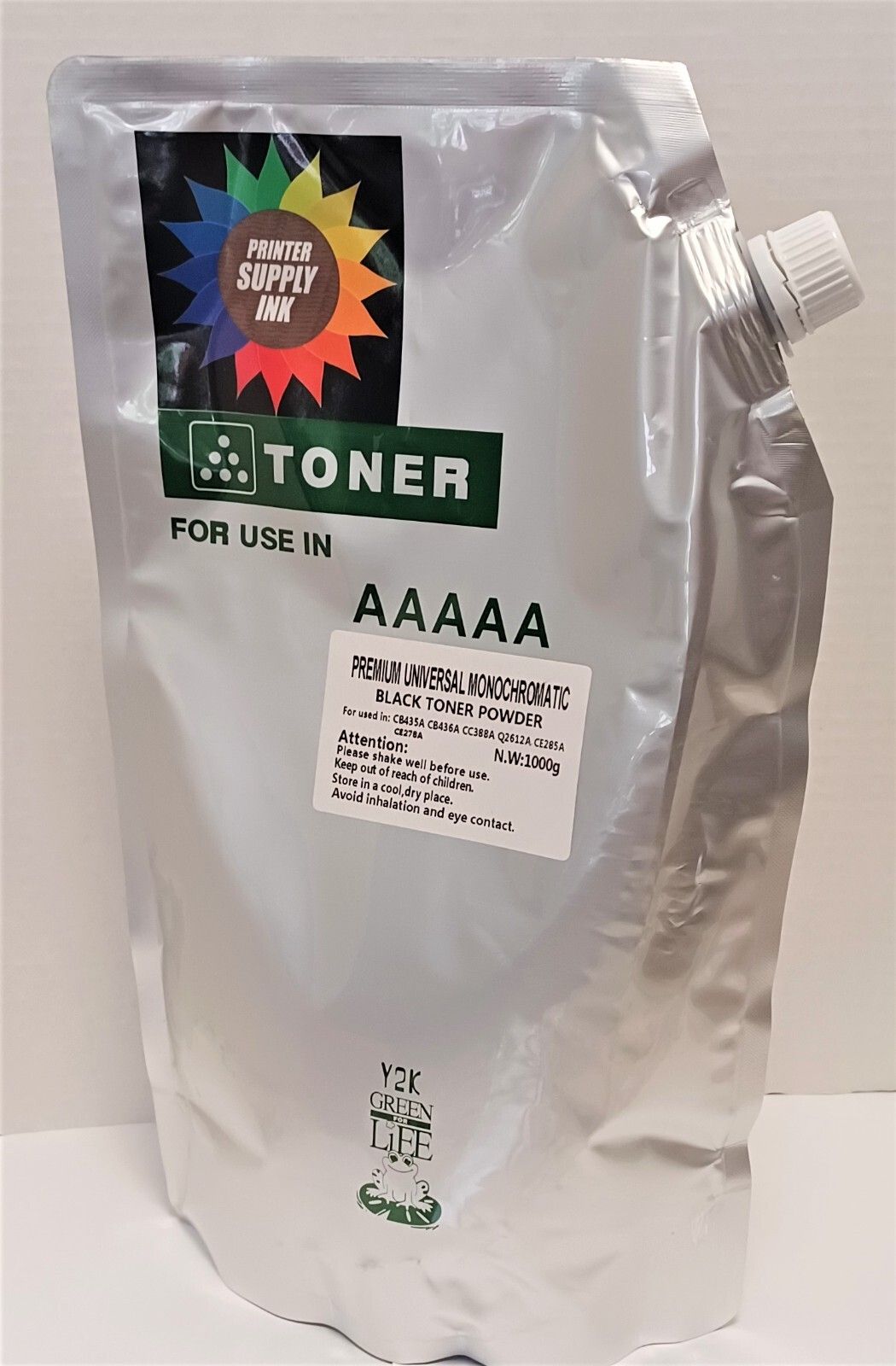 Premium Black Toner Powder Refill – High Yield Laser Printer Toner (Refill Pack)