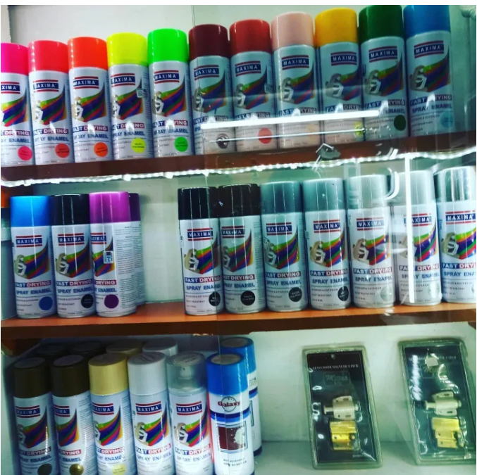 Black Spray Paint – Smooth Finish for Metal, Wood & Plastic