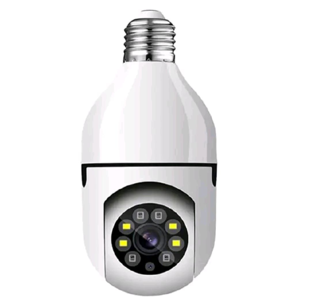 WiFi Smart Bulb Security Camera – 360° HD CCTV with Night Vision