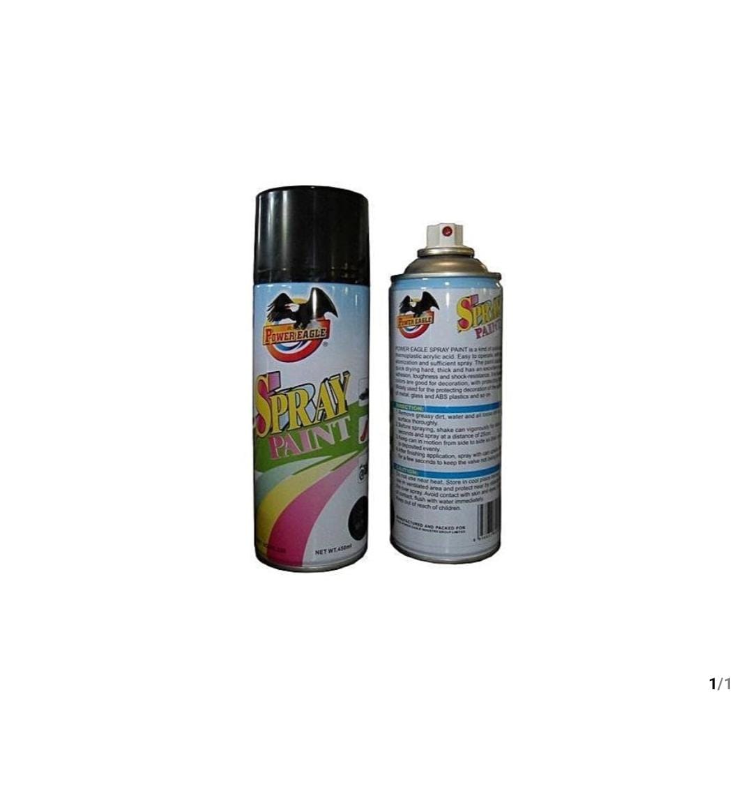 Matte Black Spray Paint – Strong Coverage & Long-Lasting