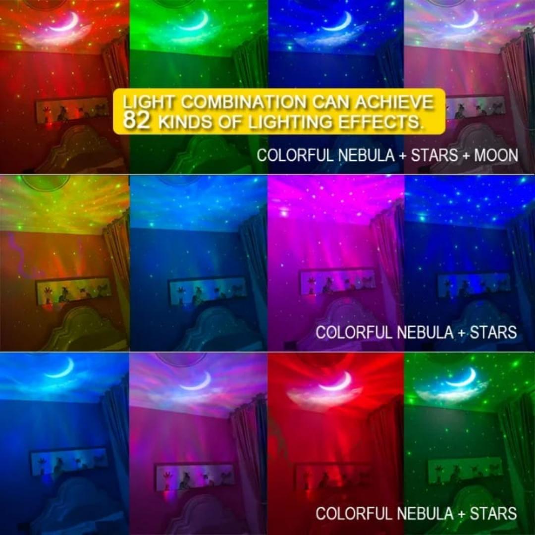 Star projector Galaxy Night light - Astronaut Space Projector,Starry Nebula Celling LED Lamp with Timer and Remote, Kids Room Decor Aesthetic, for Christmas & birthdays