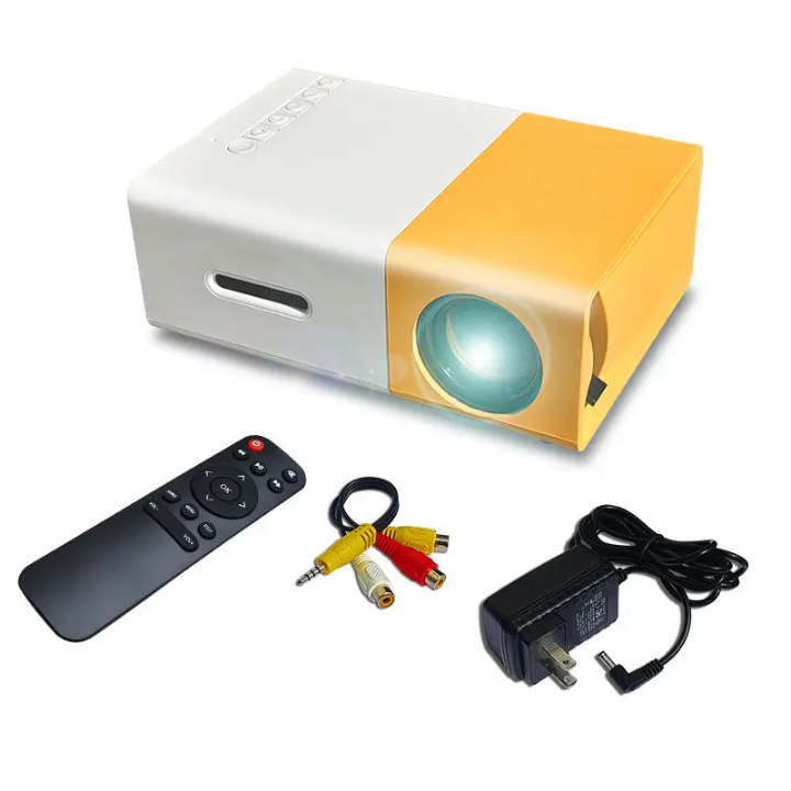 YG 300 Mimi LED projector YG300 upgraded version 1000 lumen 320*240 HDMI Compatible USB audio Home media Beamer