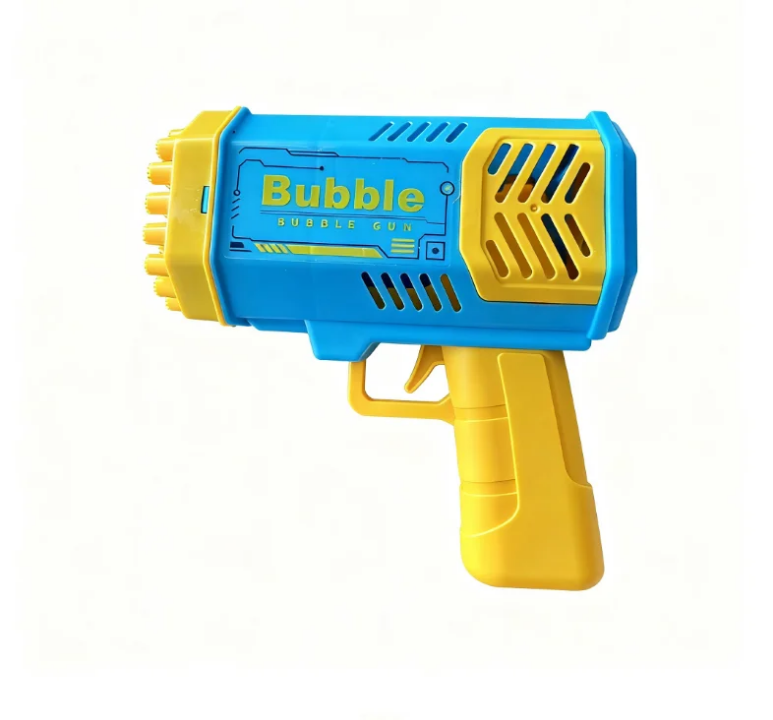 40 Holes Electric Bubble Maker Gun Automatic space for Kids wedding party Outdoor Plastic Bubble Toy for toddler party gifts