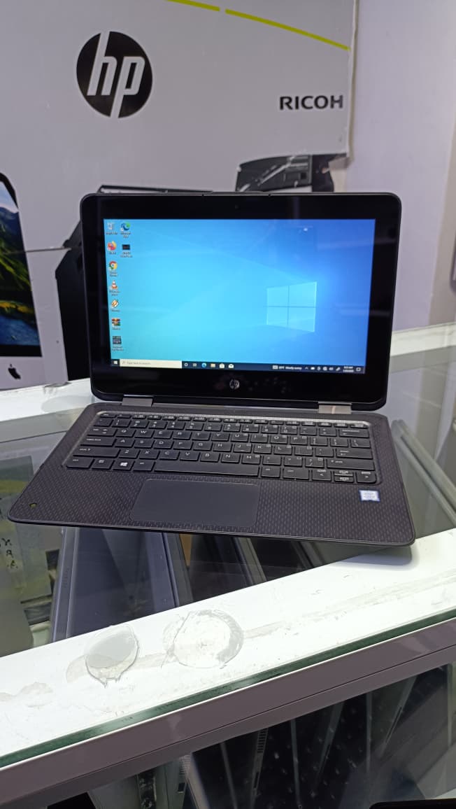 HP ProBook x360 11 G2 EE 7th-generation Intel Core i5-7Y54 processor with 8 GB of RAM and a 256 GB SSD,offering fast system responsiveness, quick boot-ups, and ample storage for documents, media,