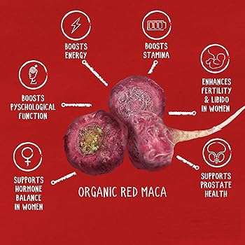 Red Maca Powder - Hormonal Balance & Improves Fertility & Reproductive Health