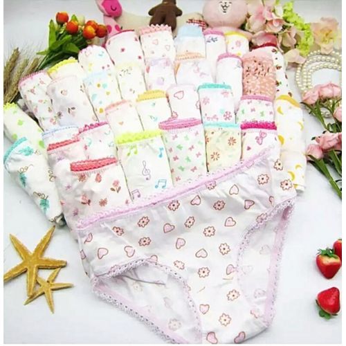 6pcs Girls Cotton Underwear | Soft Breathable Kids Panties | Comfortable Daily Wear. Soft, breathable, stretchy & gentle on skin. Perfect for daily wear, school & home comfort.