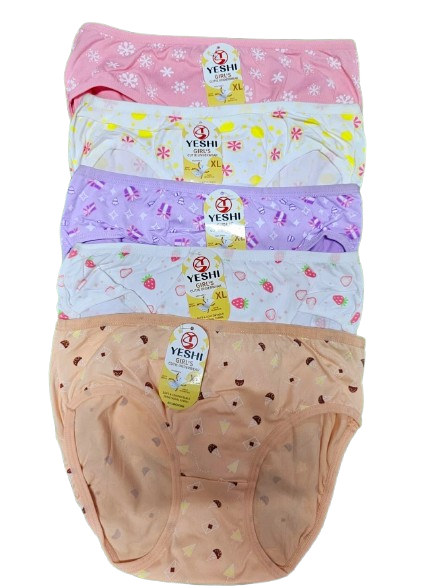 6pcs Kids & Teens Cotton Panties | Soft Breathable Underwear  | Comfortable Daily Wear. Soft, breathable, stretchy & gentle on skin. Perfect for daily wear, school & home comfort.
