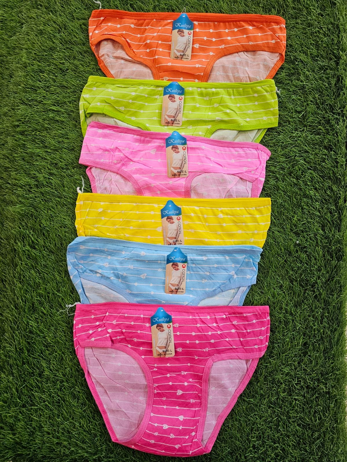 6pcs Girls Cotton Panties | Ages 6–9 Years | Soft Breathable Underwear. Comfortable Daily Wear. Soft, breathable, stretchy & gentle on skin. Perfect for daily wear, school & home comfort.