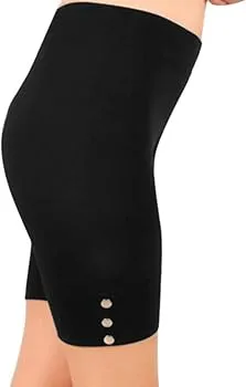 🔥 New Trend!!! 3PCS Women’s Buttoned Biker Shorts – Soft Stretch Comfortable Casual Wear. Soft stretch fabric with stylish front button detail, perfect for everyday wear.