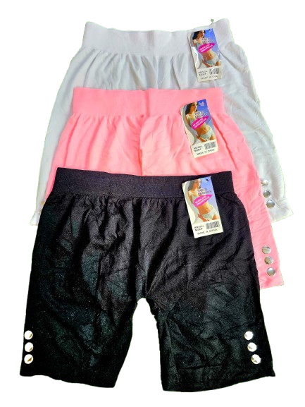 🔥 New Trend!!! 3PCS Women’s Buttoned Biker Shorts – Soft Stretch Comfortable Casual Wear. Soft stretch fabric with stylish front button detail, perfect for everyday wear.