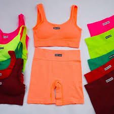 🔥 New Hot Combo!!! Women’s Biker Shorts & Bra Top Set – Soft Stretch Matching Activewear Outfit. Stylish biker shorts and bra top combo. Soft stretch, breathable, and perfect for gym, workouts,
