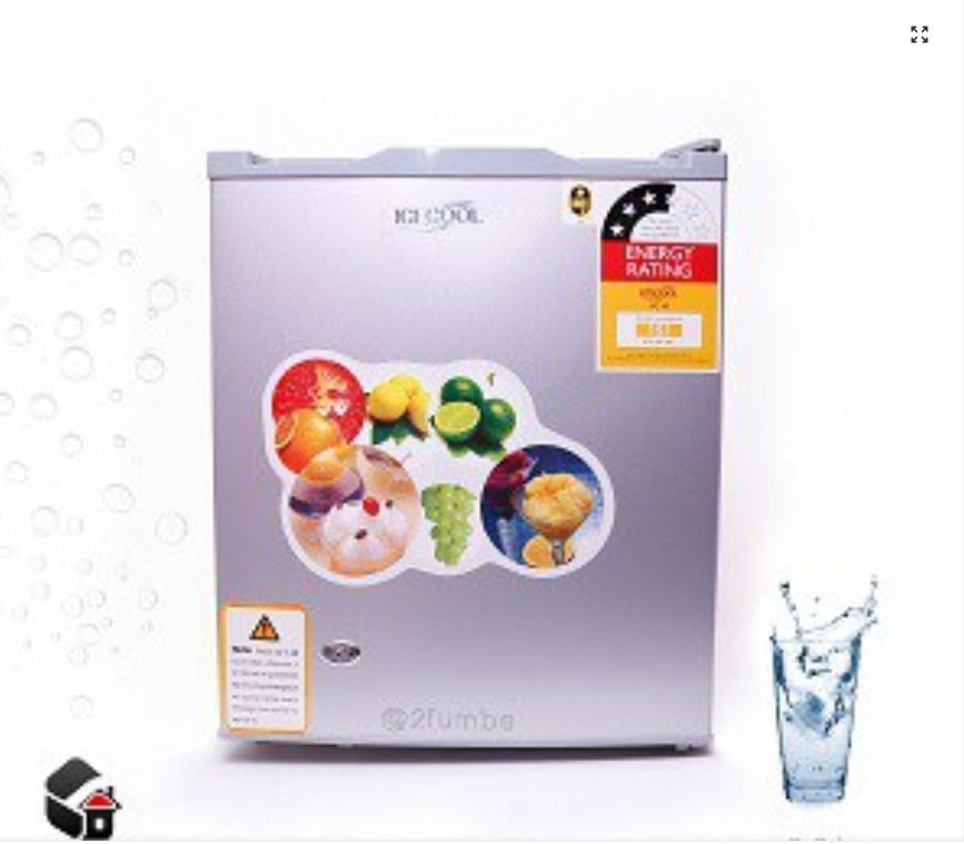 Ice Cool BC 60L single Door Fridge  Energy-saving Refrigerator BC 60L Silver
