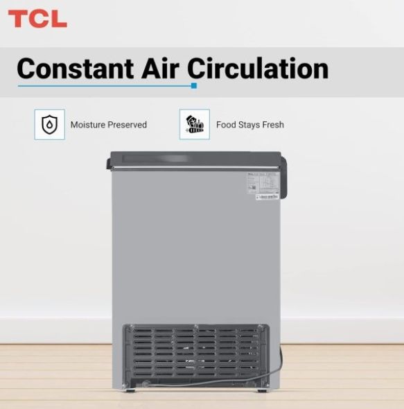 TCL330L Deep Freezer/Chest freezer with adjustable shelves, energy saving