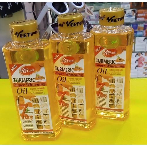 VEET GOLD Tumeric Oil Whitening & Brightening Body Oil