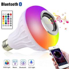 LED Music Bulb With Bluetooth, Music Player with remote control