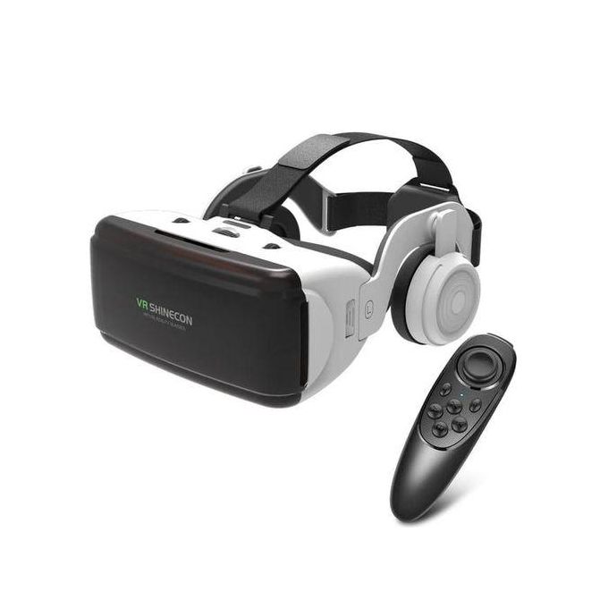 VR Headset / VR Glasses / VR Box / Virtual Reality Googles with remote and Headphones