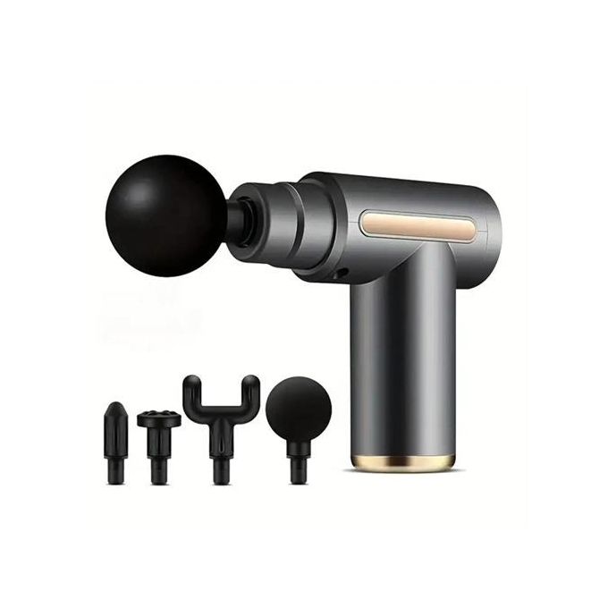 Mini Massage Gun, Percussion Deep Tissues Muscle Massager Gun with 6 Speeds, Type-C Charging, 35DB Ultra Quiet, Portable Electric Handheld Body Massager for Back Neck Pain Relief