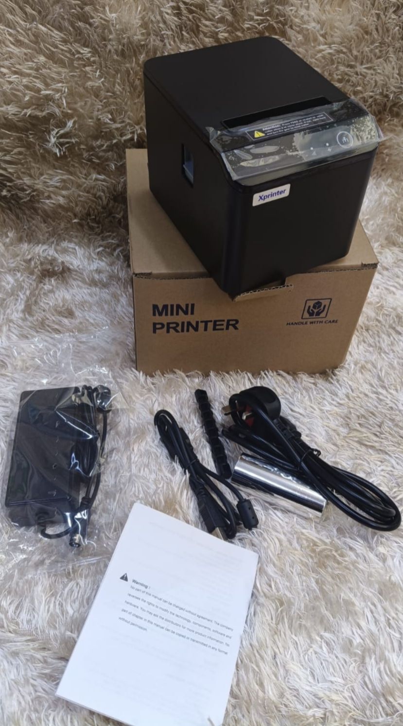 XPrinter MINI THERMAL RECEIPT 80mm PRINTER, XPrinter 80mm USB Strong Quality Thermal Receipt Printer