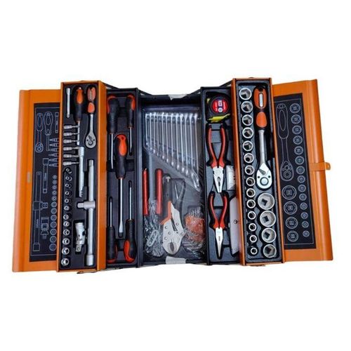 85PCS Chrome vanadium Heavy Complete Tool Set With Metal Toolbox-multifunction foldable toolbox package torque wrench hand tools socket set kit for car repair tool kit set
