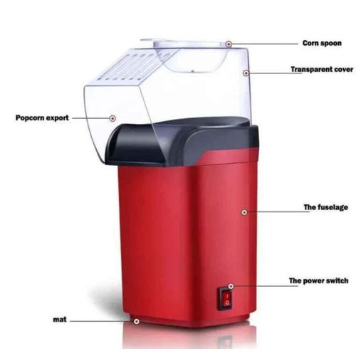 Automatic Popcorn Maker, Oil Free Popcorn Machine For Kitchen, Office Gadgets