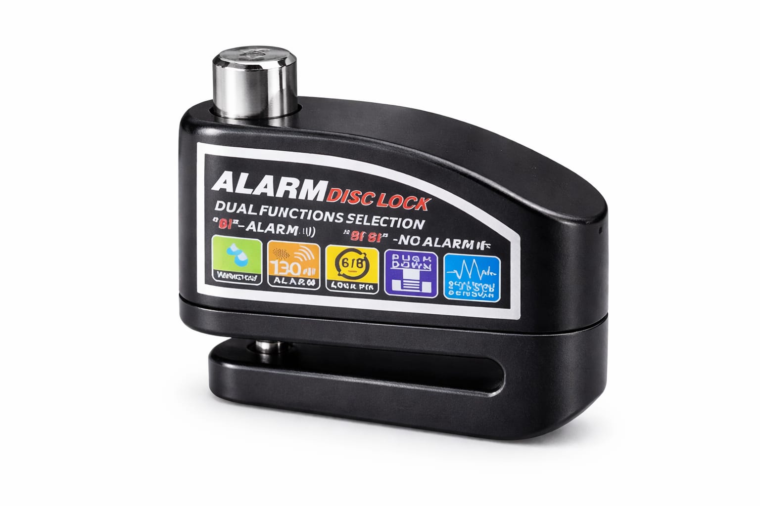 130db Motorcycle Alarm Disc Lock- Shock Sensor Anti-Theft Waterproof Security Lock (Model:D8000)