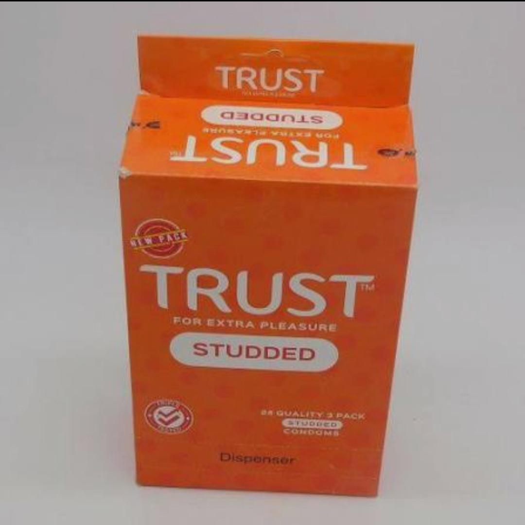 TRUST STUDDED CONDOM PACK OF 24×3