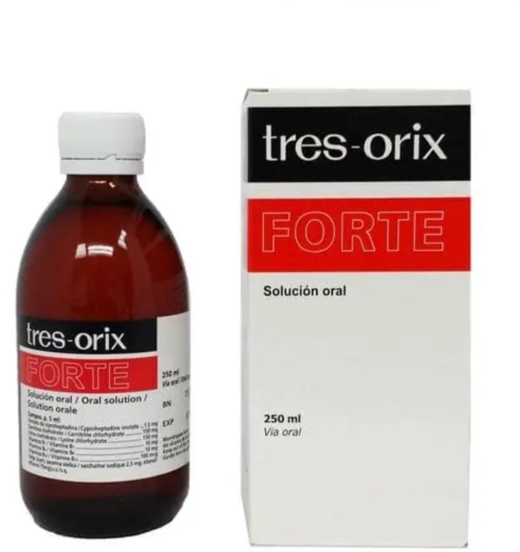 TRES ORIX FORTE WEIGHTGAIN SYRUP APPETITE STIMULATE 250ML