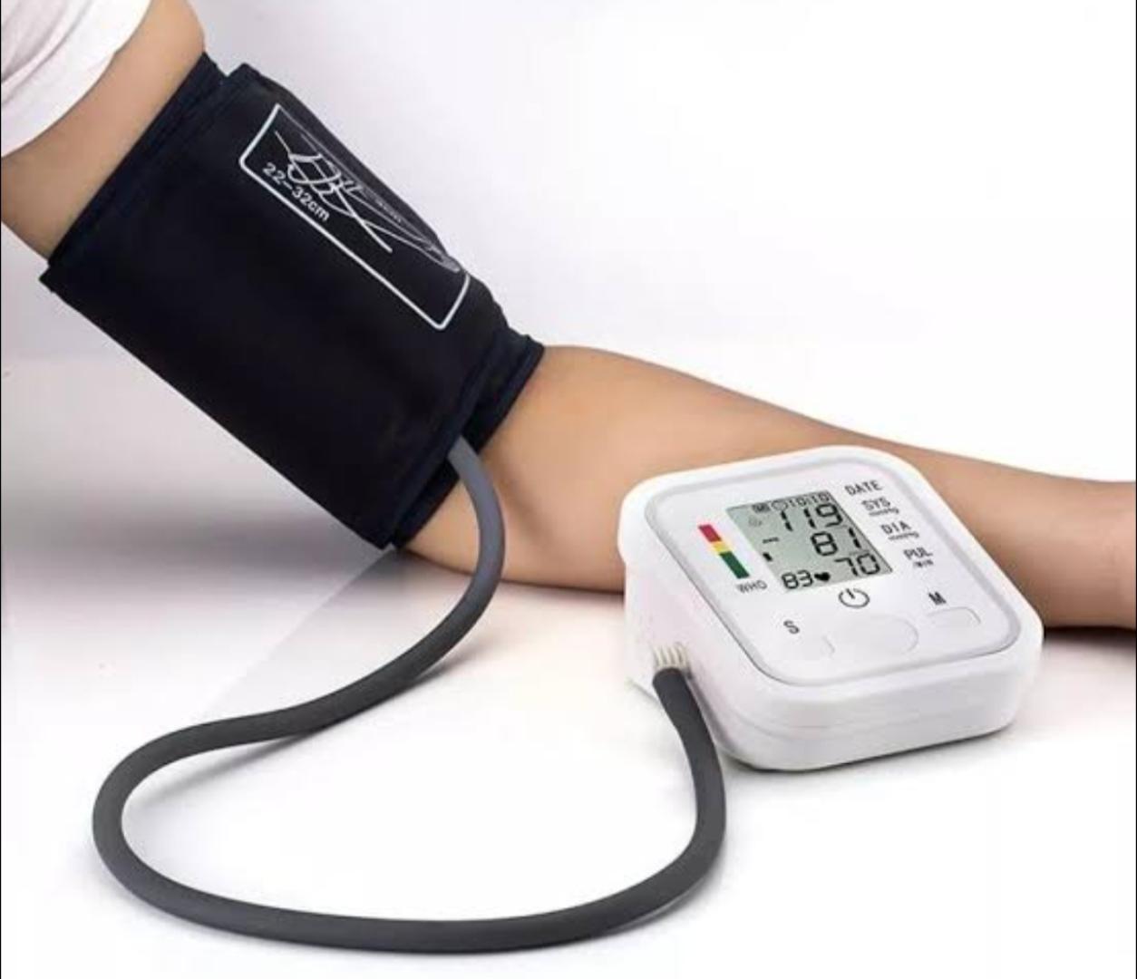 HOME ELECTRONIC BLOOD PRESSURE MONITORING MACHINE.