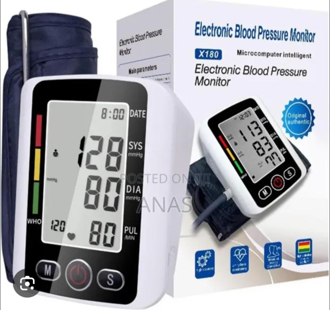 HOME ELECTRONIC BLOOD PRESSURE MONITORING MACHINE.