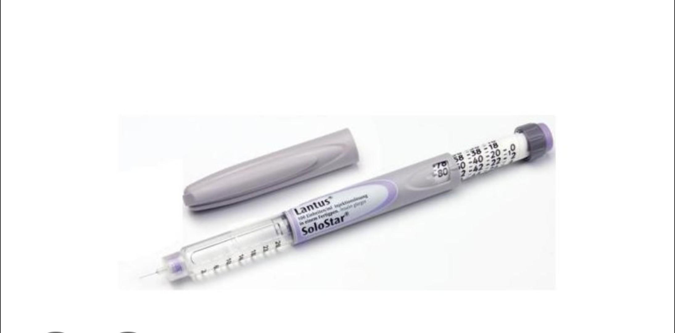 LANTUS SOLOSTAR INSULIN INJECTION 100UNITS/ML ONE PEN OF 3ML.