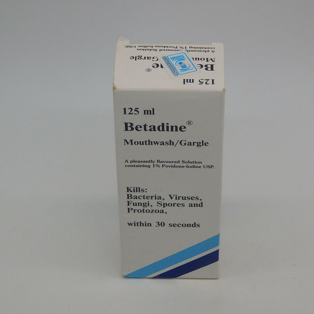 BETADINE MOUTHWASH GARGLE 125ML.