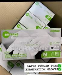 EXAMINATION GLOVES LATEX 100'S.