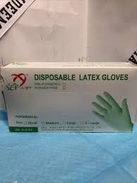EXAMINATION GLOVES LATEX 100'S.