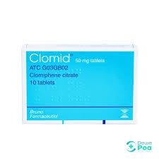 CLOMID 50MG ( 5 TABLETS ONCE A DAY FOR 5 DAYS ONLY)