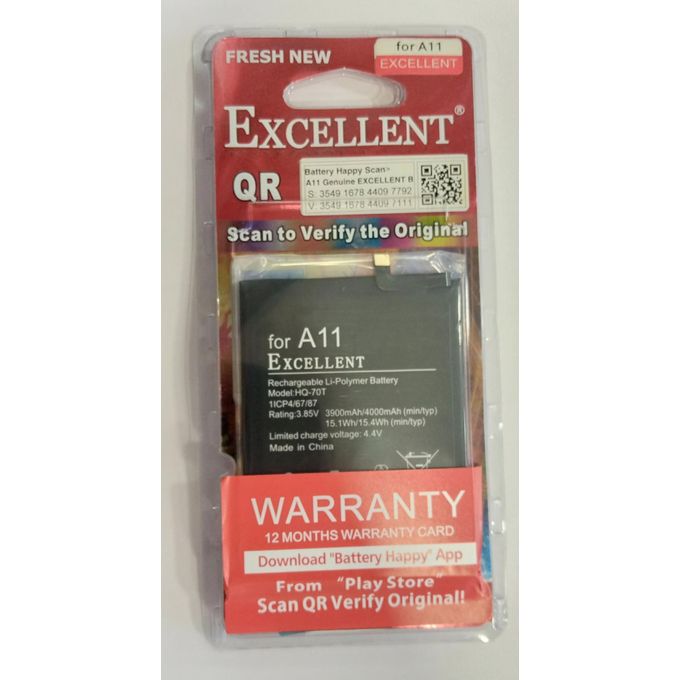 EXCELLENT ORIGINAL SAMSUNG GALAXY A11 Mobile Phone Battery..