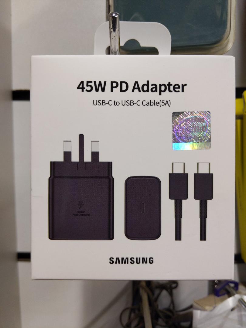 45 W PD ADAPTER SAMSUNG C TO C FAST CHARGING CHARGER