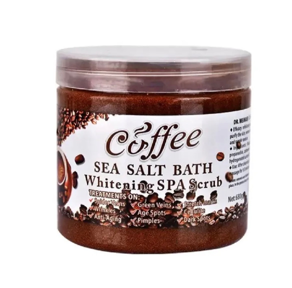 Coffee Body Scrub. 
Awaken your skin's natural glow with an invigorating revitalising blend to refresh and rejuvenate your skin.