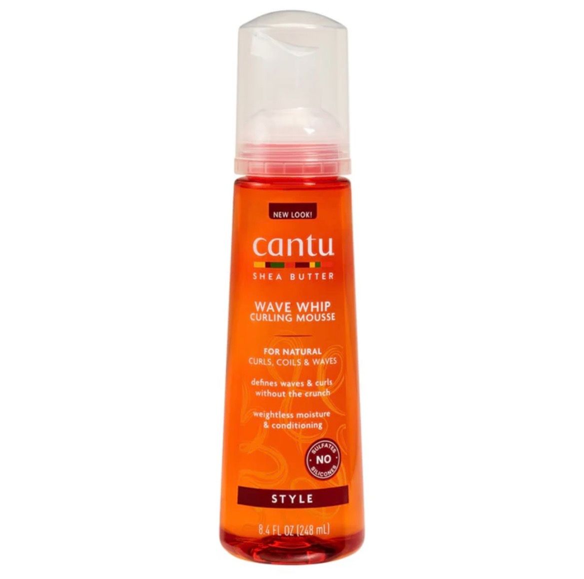 Cantu Shea Butter Wave Whip Curling Mousse – Defines Waves & Curls (248ml)