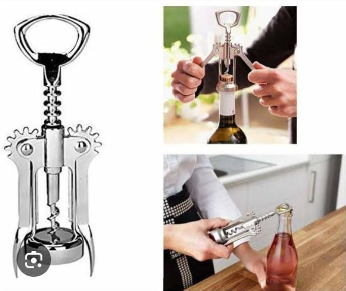 Multifunction Manual Wine Bottle Opener, Corkscrew Bottles Opener
