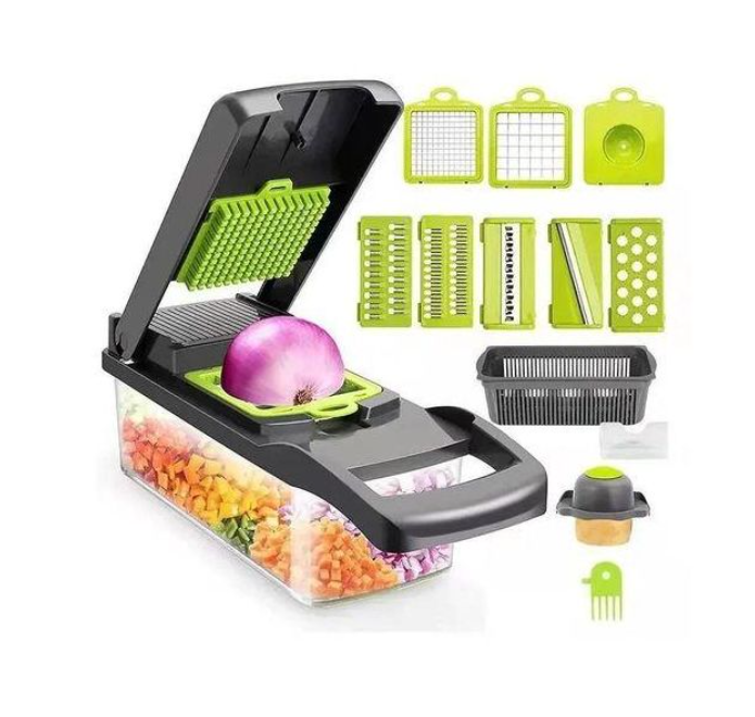 14 In 1 Multifunctional Food Chopper Vegetable Chopper Onion Chopper Kitchen Vegetable Slicer Dicer Cutter Veggie Chopper