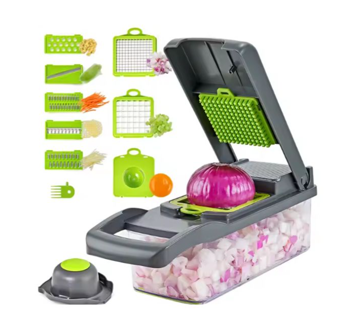 14 In 1 Multifunctional Food Chopper Vegetable Chopper Onion Chopper Kitchen Vegetable Slicer Dicer Cutter Veggie Chopper
