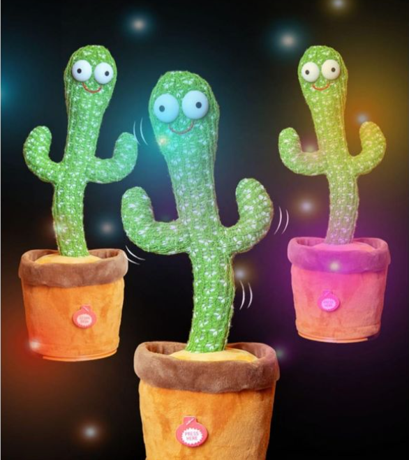 Dancing cactus Comes with a charging cable and a packaging box