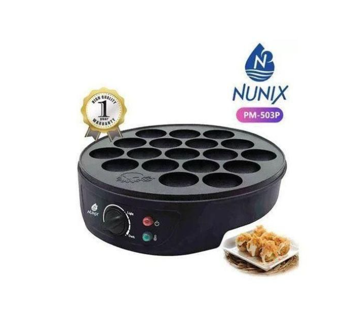 Nunix Electric Popcake & Vitumbua Maker – 18 Non-Stick Plates