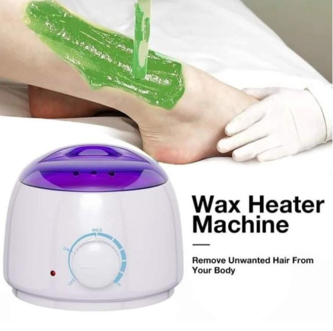 Professional Wax Warmer Machine - 360° Fast Melting Pot For All Wax Types - Hair Removal Wax Heater With Aluminum Container & See-Through Cover