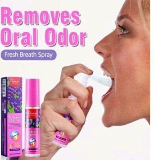 Disaar Probiotic Mouth Spray Fresh Breath Grape Flavor -20ml